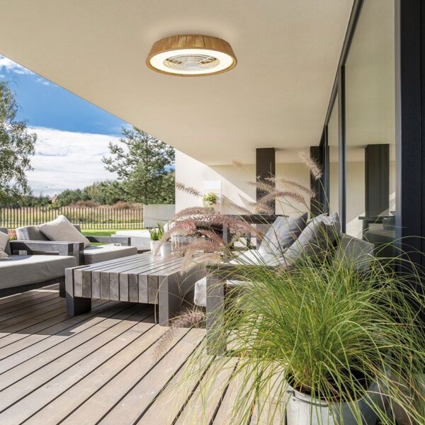 POLINESIA NATURAL ανεμιστήρας με φως