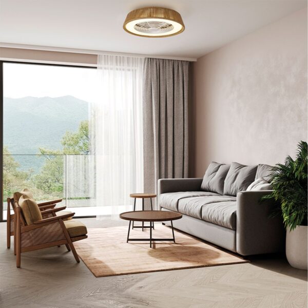 POLINESIA NATURAL ανεμιστήρας με φως