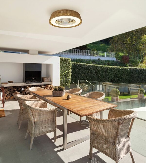 POLINESIA NATURAL ανεμιστήρας με φως