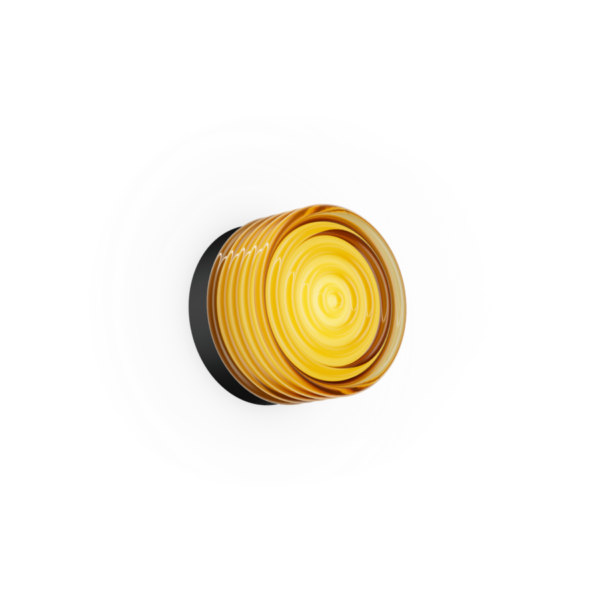 HAJO IP44 1.0 φωτιστικό τοίχου με μαυρη βαση phase cut