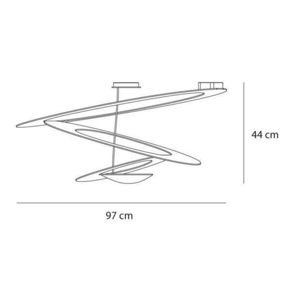 PIRCE  led φωτιστικό οροφής