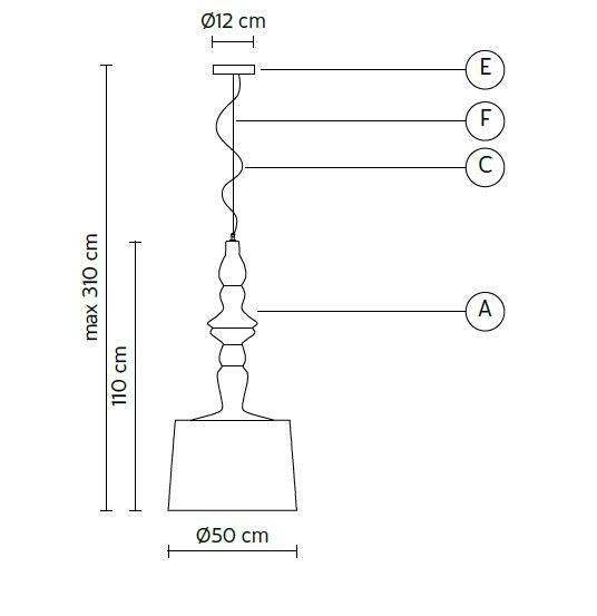ALIBABIG I κρεμαστό φωτιστικό