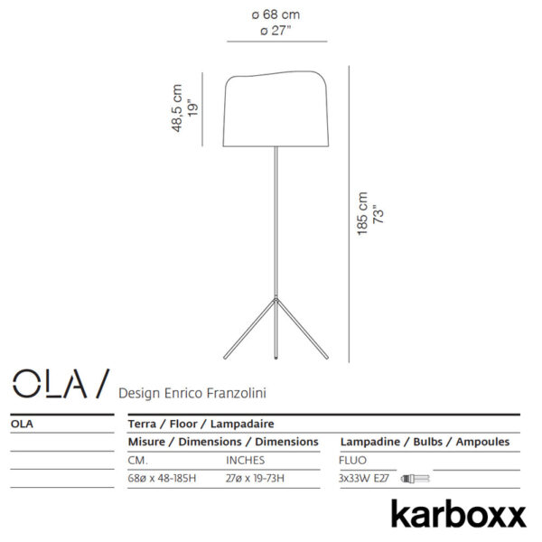 OLA φωτιστικό δαπέδου