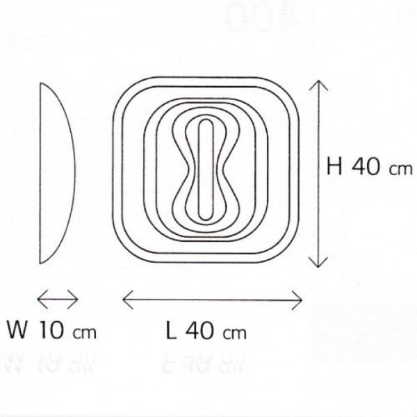 MANDALA RASHID φωτιστικό οροφής ή τοίχου