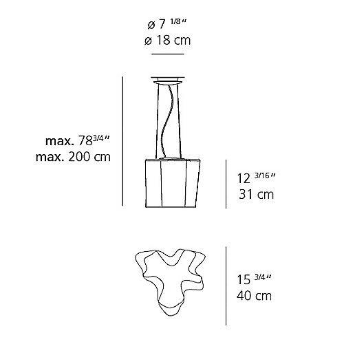 LOGICO SINGLE κρεμαστό φωτιστικό