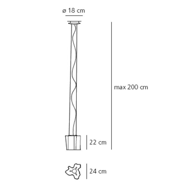 LOGICO SINGLE κρεμαστό φωτιστικό