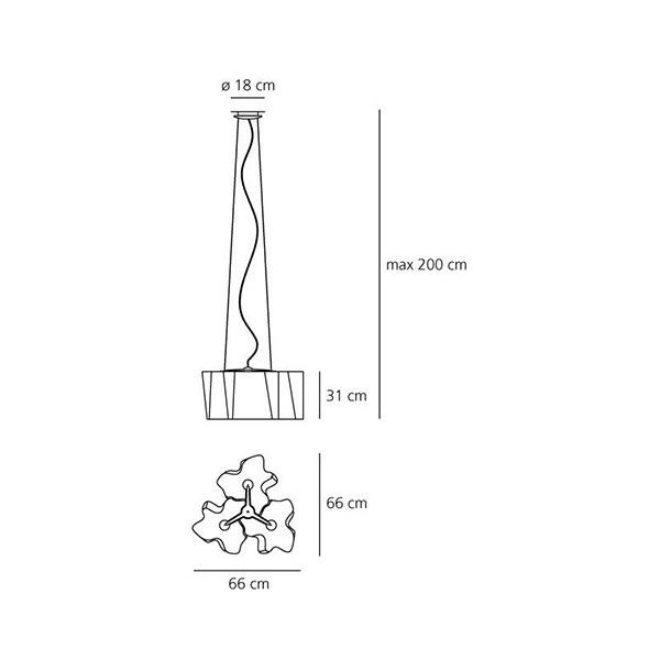 LOGICO 3X120 κρεμαστό φωτιστικό