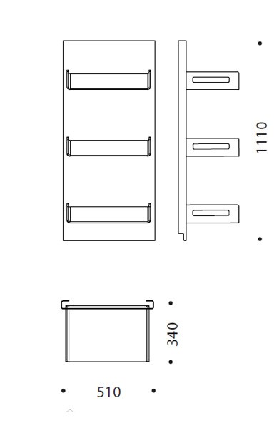 EASY STORAGE ραφιέρα τοίχου