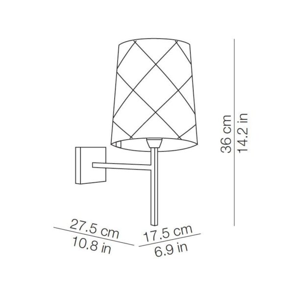 NEW YORK φωτιστικό τοίχου