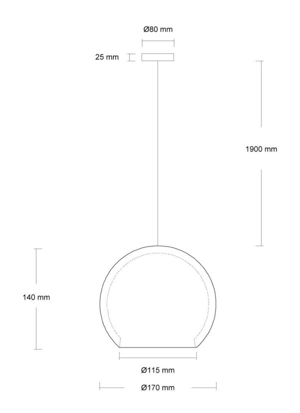 SUPERFLY κρεμαστό φωτιστικό