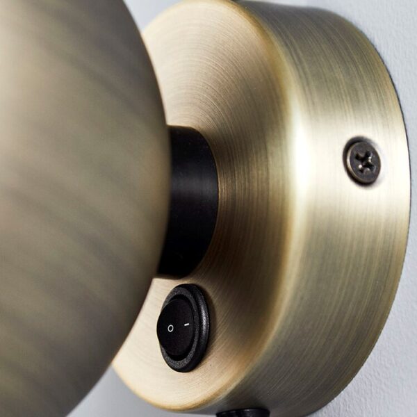 817-079bf92649a5404f9a2044aa7b2e052d BALL φωτιστικό τοίχου - μεταλλικά φινιρίσματα