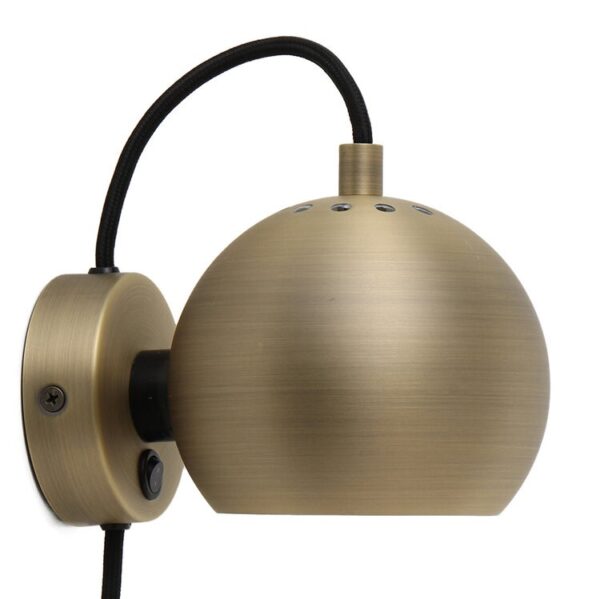 BALL φωτιστικό τοίχου - μεταλλικά φινιρίσματα