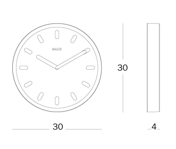 TEMPO ρολόι τοίχου
