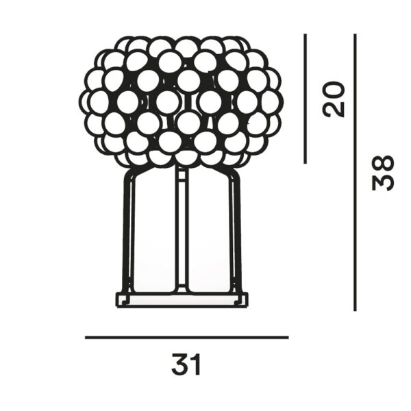 82_6 CABOCHE επιτραπέζιο φωτιστικό
