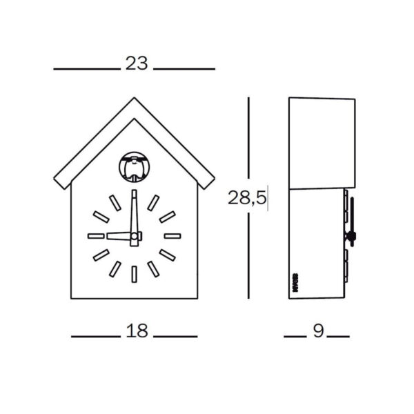 CU-CLOCK ρολόι τοίχου
