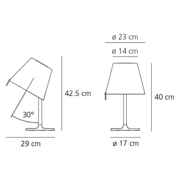85_7 MELAMPO NOTTE επιτραπέζιο φωτιστικό