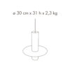 KREIS κρεμαστό φωτιστικό