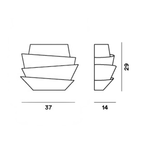 LE SOLEIL φωτιστικό τοίχου