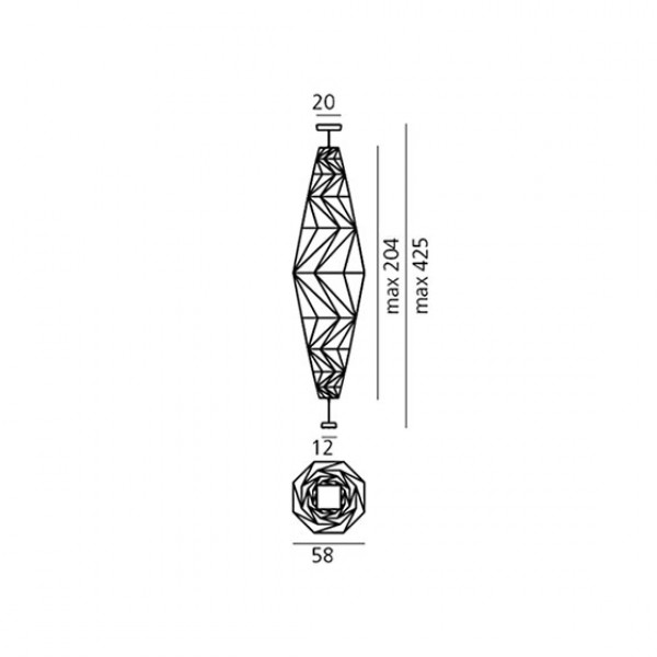 MINOMUSHI κρεμαστό φωτιστικό