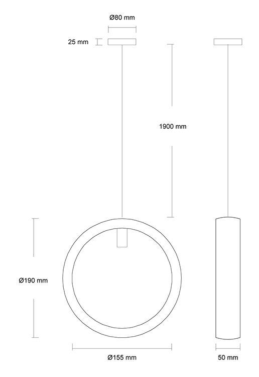 GHETTO κρεμαστό φωτιστικό