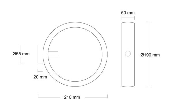 GHETTO  φωτιστικό τοίχου