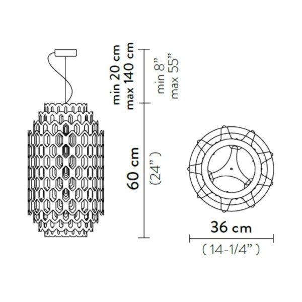 CHANTAL κρεμαστό φωτιστικό