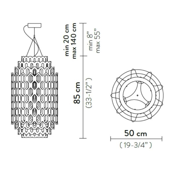 CHANTAL κρεμαστό φωτιστικό