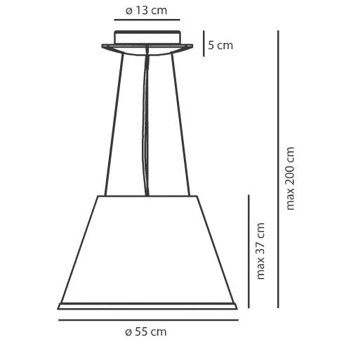 CHOOSE MEGA κρεμαστό φωτιστικό
