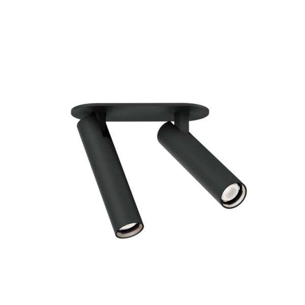 MATCH 2.0 BLACK-lightplus MATCH 2.0 διπλό χωνευτό spot