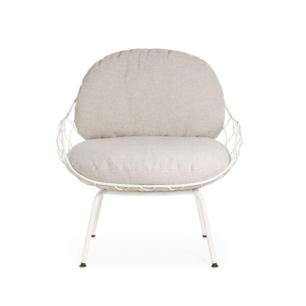 Magis_pina_low-chair_product_front_SD2030_white-steel_im-nativE PINA πολυθρόνα