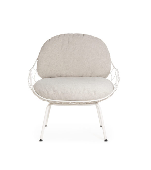 Magis_pina_low-chair_product_front_SD2030_white-steel_im-nativE PINA πολυθρόνα