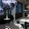 Melt-Medium-Pendant-Smoke-Polished-Polycarbon-ambiance MELT LEd κρεμαστό φωτιστικό