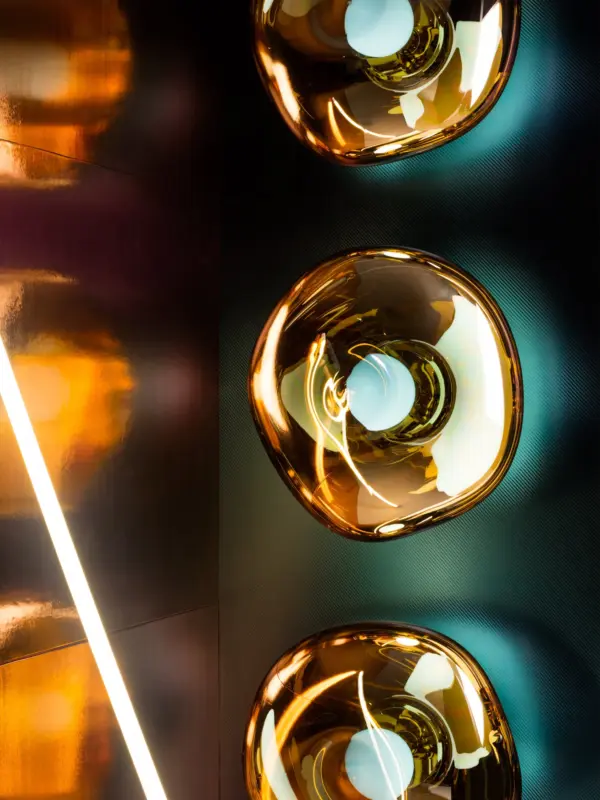 Melt-Medium-Surface-Light-Gold- MELT φωτιστικό οροφής - τοίχου