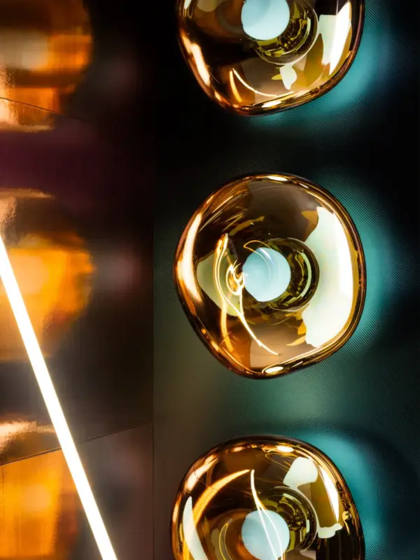Melt-Medium-Surface-Light-Gold- MELT φωτιστικό οροφής - τοίχου