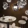 Melt-Medium-Surface-Light-Silver- MELT φωτιστικό οροφής - τοίχου