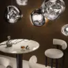 Melt-Medium-Surface-Light-Silver- MELT φωτιστικό οροφής - τοίχου