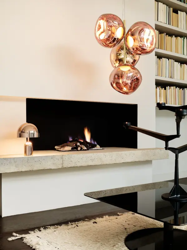 Melt-Mini-Chandelier-Copper-Polished-Polycarbonate-ambiance1 MELT CHANDELIER κρεμαστό φωτιστικό