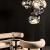 Melt-Small-Chandelier-Silver-Polished-Polycarbonate-ambiance MELT CHANDELIER κρεμαστό φωτιστικό