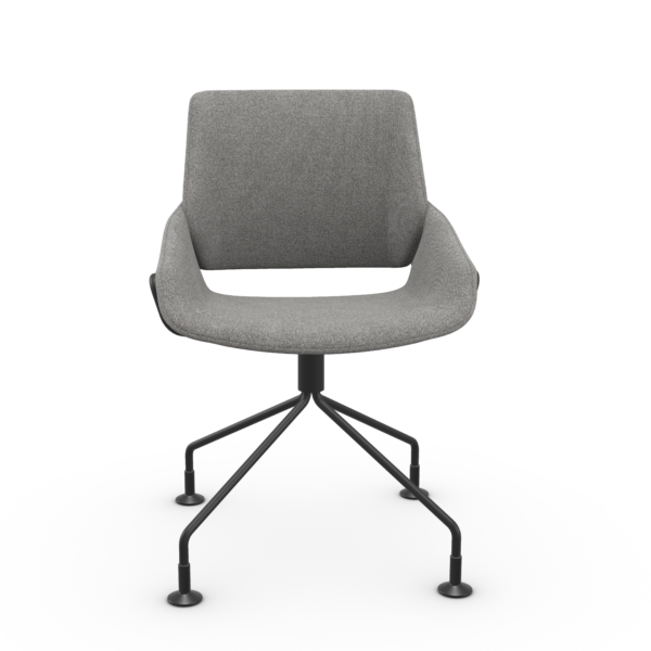 monk swivel_black legs_black 421_garc bic fabric_light plus MONK περιστρεφόμενη καρέκλα