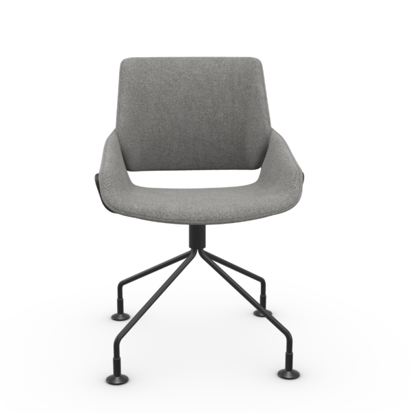 monk swivel_black legs_black 421_garc bic fabric_light plus MONK περιστρεφόμενη καρέκλα
