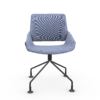 monk swivel_black legs_blue 238_garc bic fabric_light plus MONK περιστρεφόμενη καρέκλα