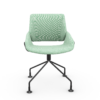 monk swivel_black legs_green 236_garc bic fabric_light plus MONK περιστρεφόμενη καρέκλα
