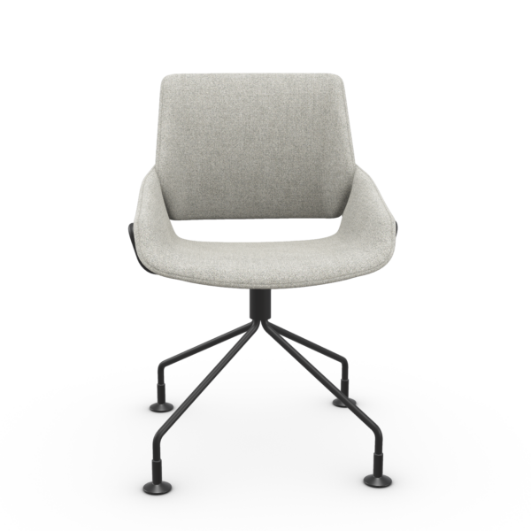 monk swivel_black legs_grey 230_garc bic fabric_light plus MONK περιστρεφόμενη καρέκλα