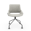 monk swivel_black legs_grey 230_garc bic fabric_light plus MONK περιστρεφόμενη καρέκλα