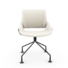 monk swivel_black legs_white 111_garc bic fabric_light plus MONK περιστρεφόμενη καρέκλα