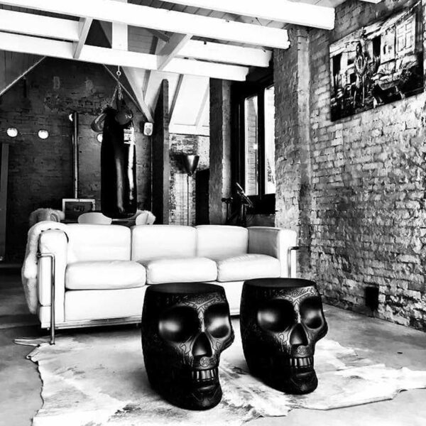 MEXICO σκαμπό-βοηθητικό τραπέζι