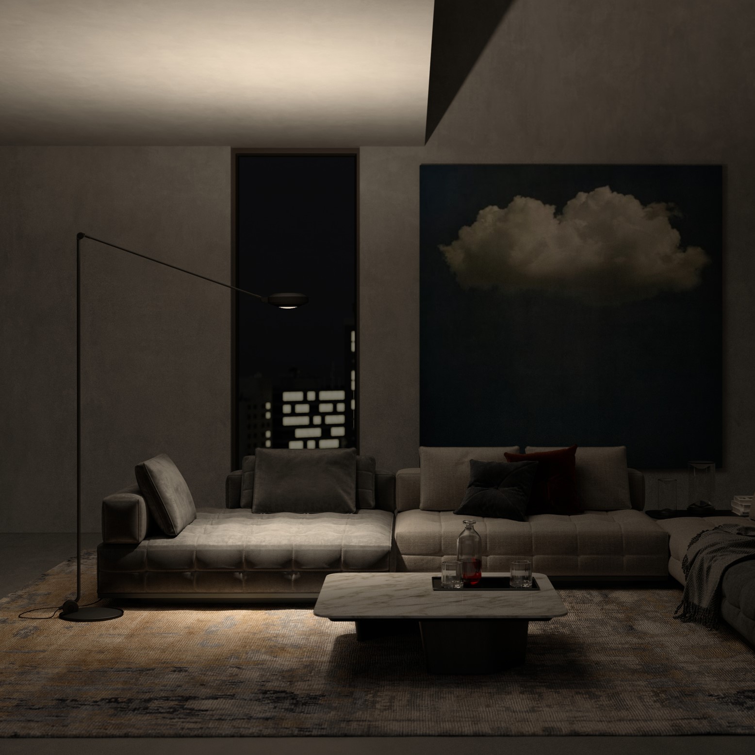 Elle_N&D ''O'' 45 φωτιστικό οροφής - τοίχου