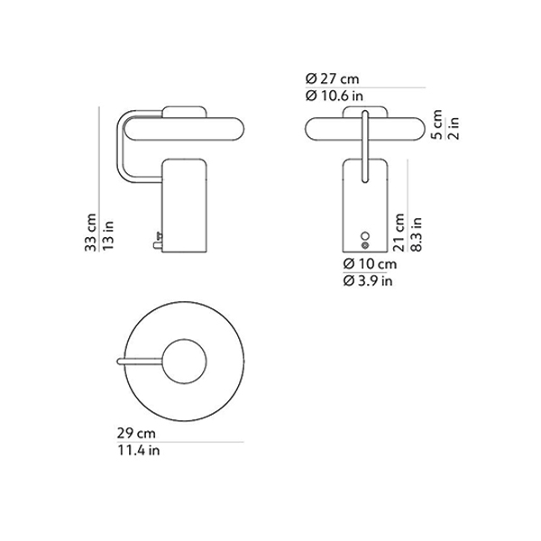 TRATTO επιτραπεζιο φωτιστικο