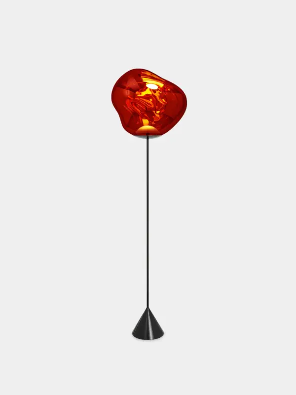 Melt-Slim-Cone-Floor-Light-Copper-Polished-lightplus MELT CONE SLIM φωτιστικό δαπέδου