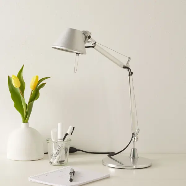 TOLOMEO MICRO  αλουμίνιο φωτιστικό επιτραπέζιο  με dimmer